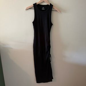 Aerie | Bodycon black ribbed dress